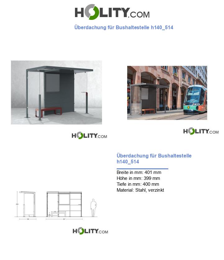 Überdachung für Bushaltestelle h140_514