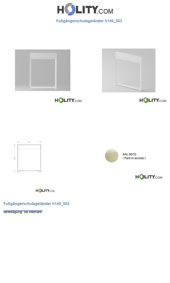 Fußgängerschutzgeländer h140_553
