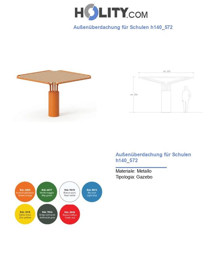 Außenüberdachung für Schulen h140_572