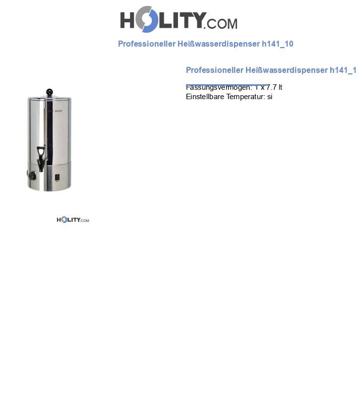 Professioneller Heißwasserdispenser h141_10
