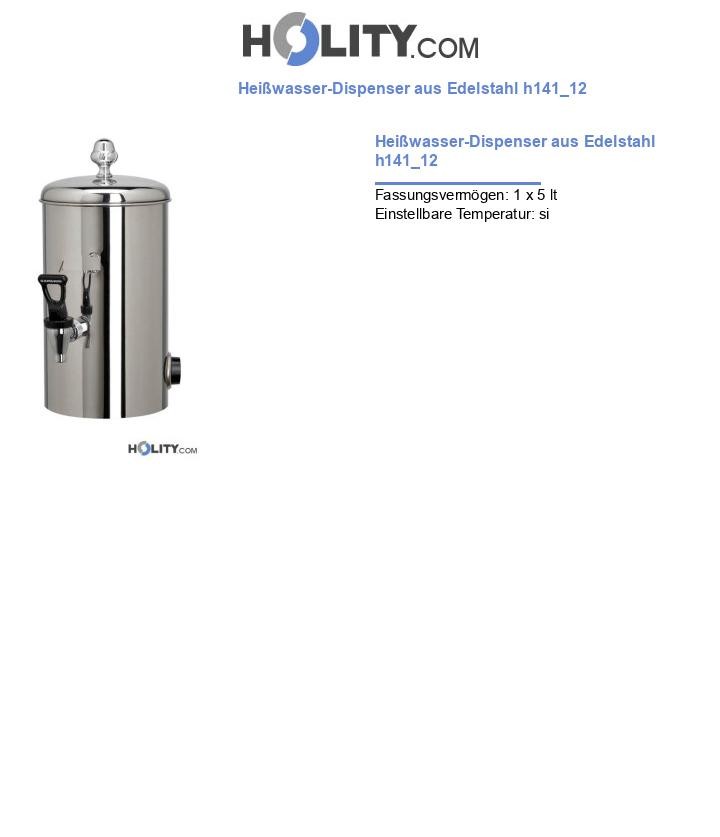 Heißwasser-Dispenser aus Edelstahl h141_12