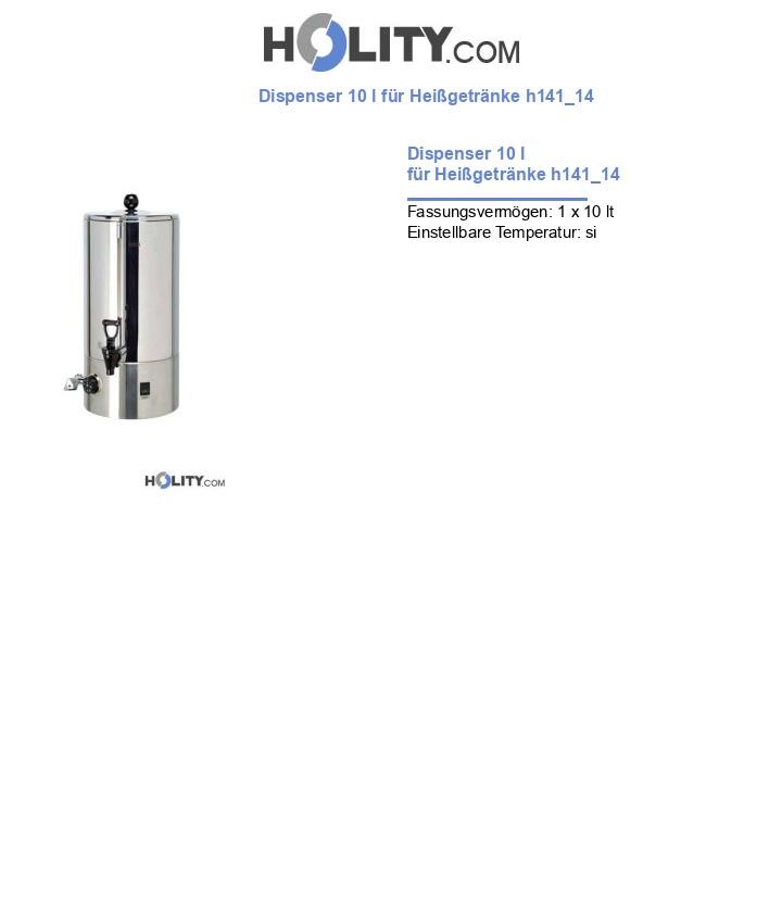 Dispenser 10 l für Heißgetränke h141_14