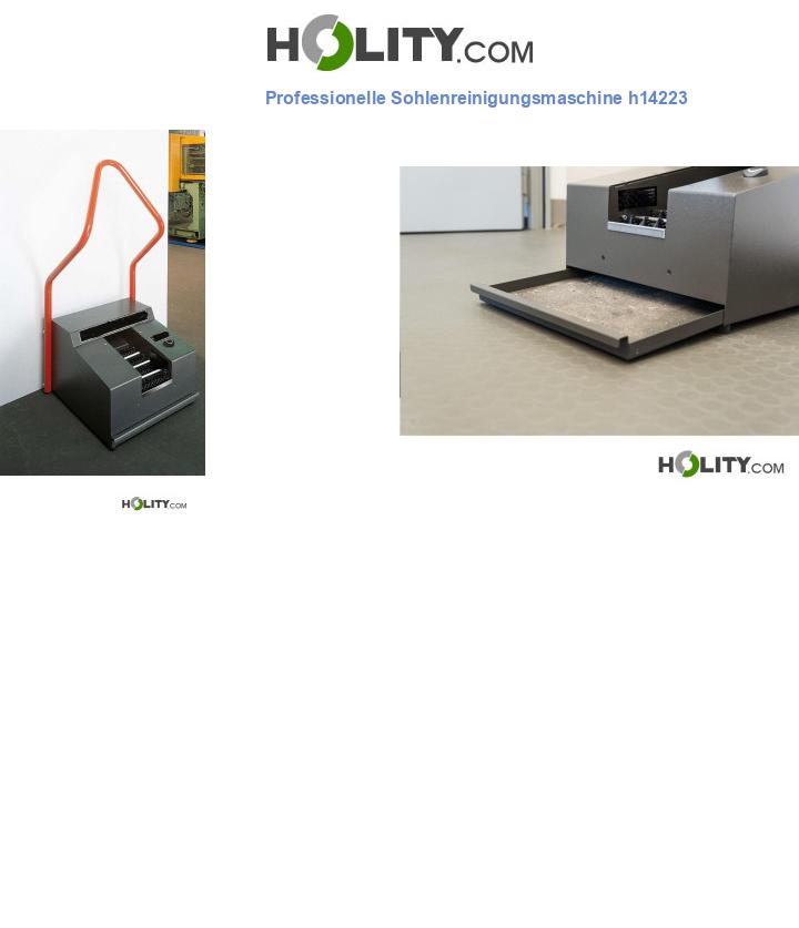 Professionelle Sohlenreinigungsmaschine h14223