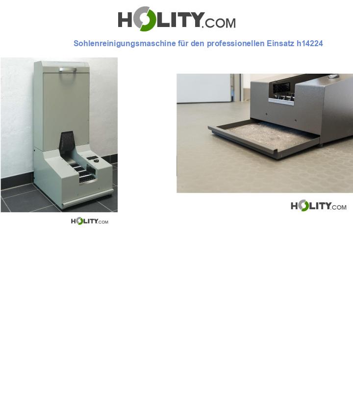 Sohlenreinigungsmaschine für den professionellen Einsatz h14224
