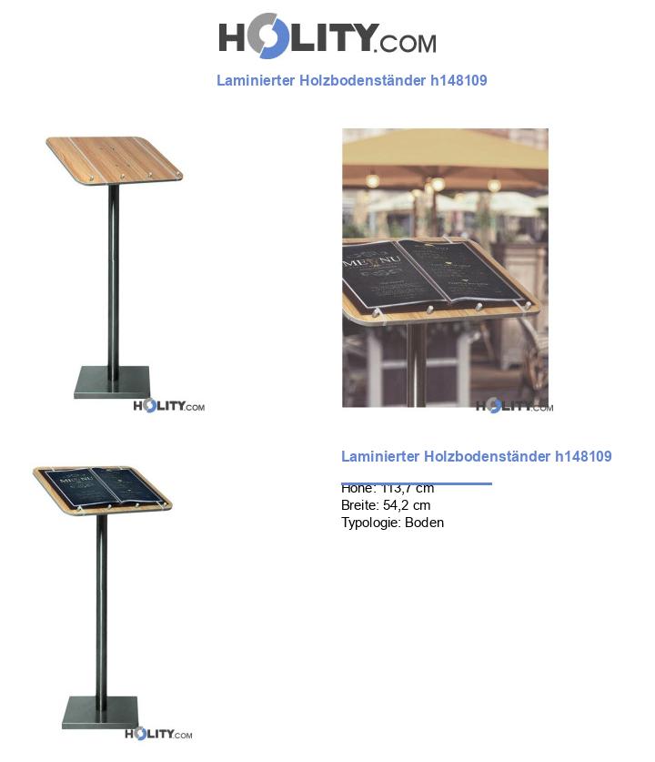 Laminierter Holzbodenständer h148109