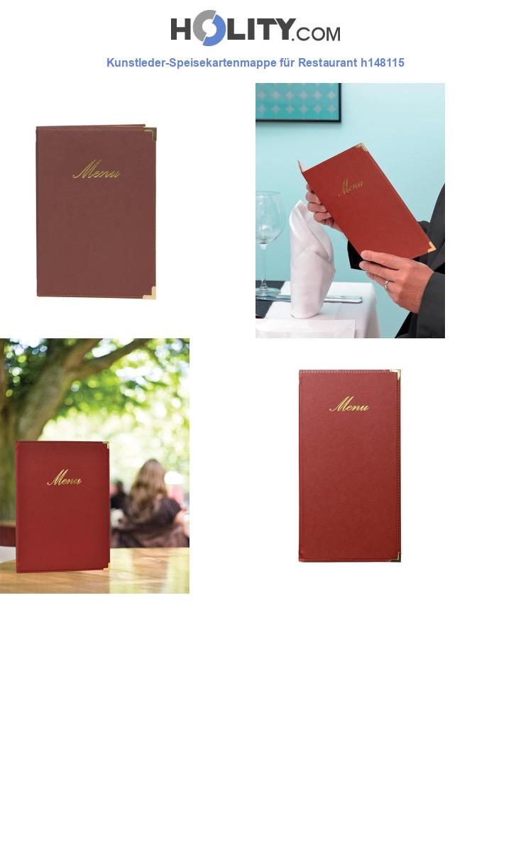 Kunstleder-Speisekartenmappe für Restaurant h148115