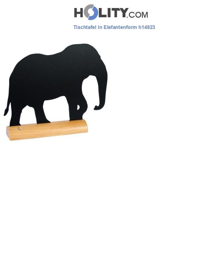 Tischtafel in Elefantenform h14823