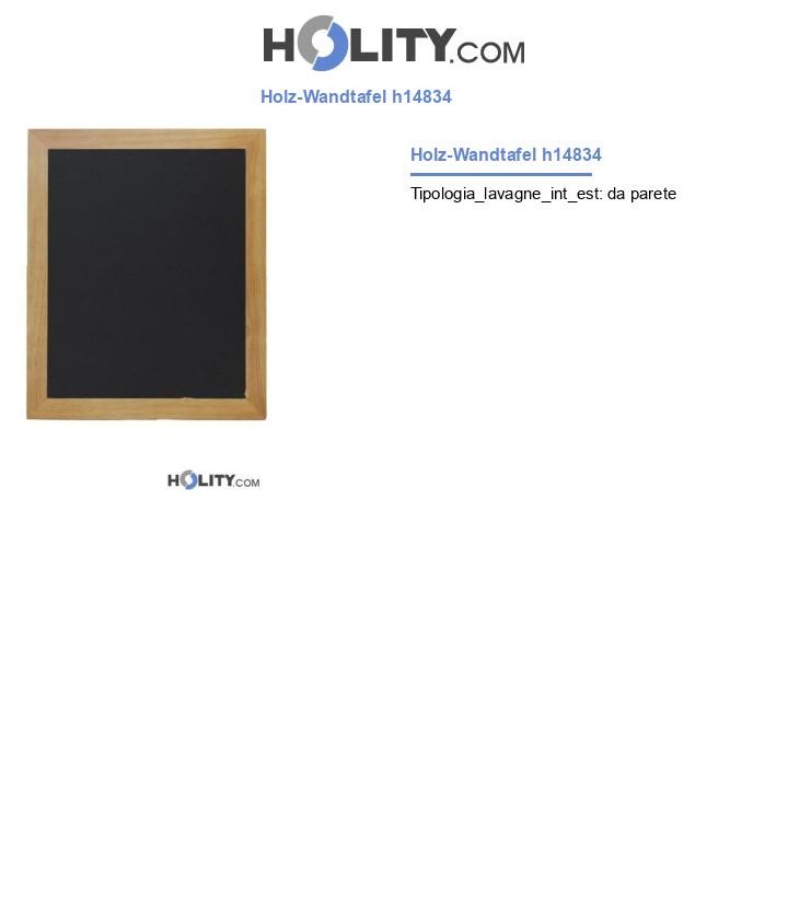Holz-Wandtafel h14834