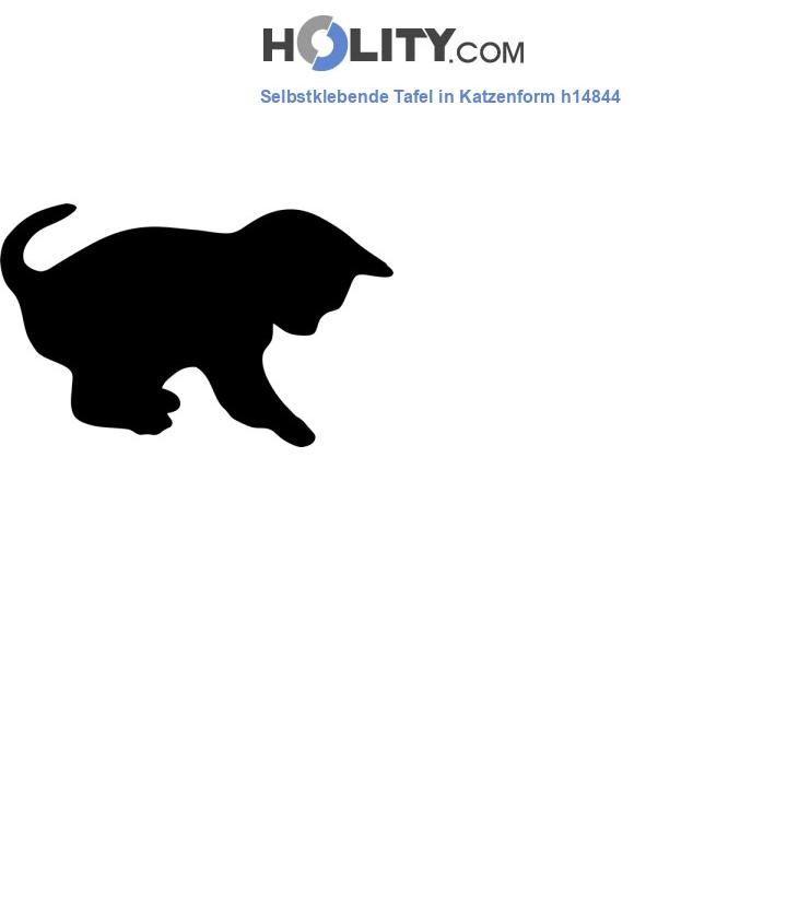 Selbstklebende Tafel in Katzenform h14844