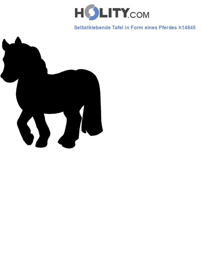 Selbstklebende Tafel in Form eines Pferdes h14845