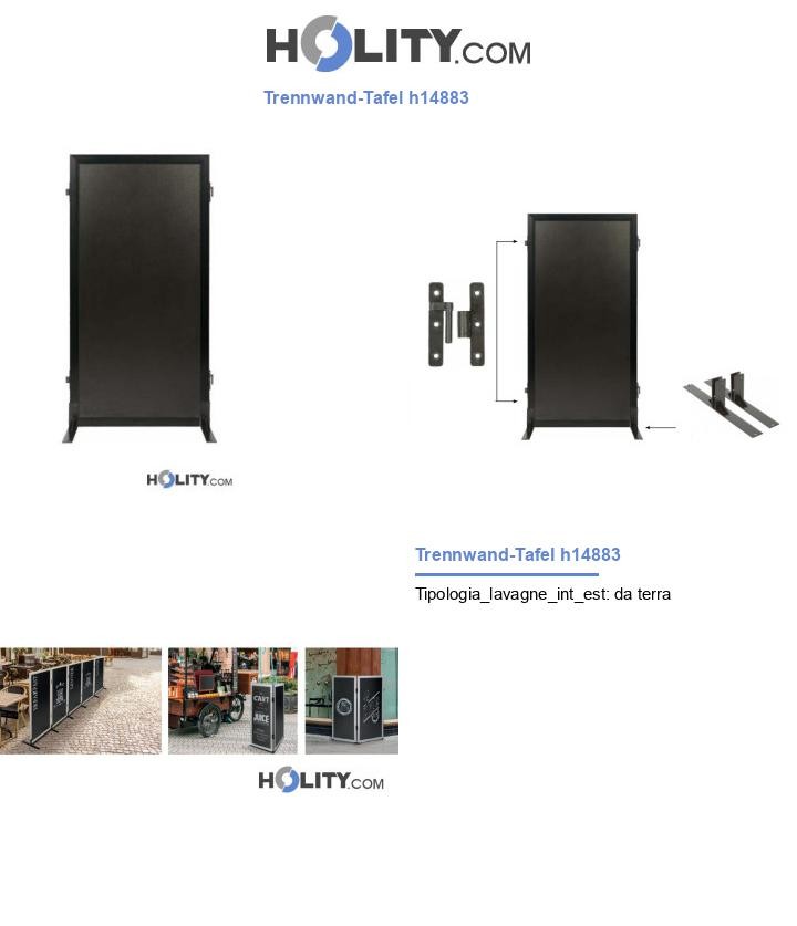Trennwand-Tafel h14883