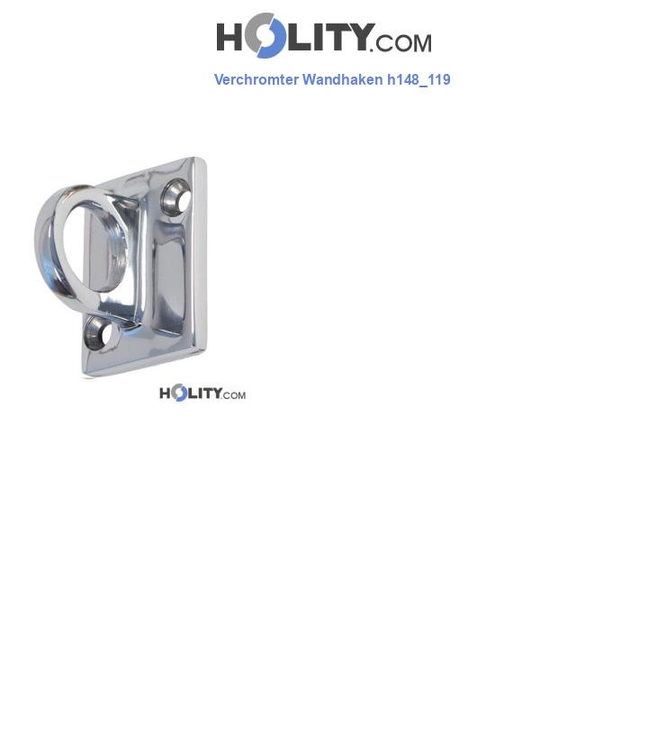 Verchromter Wandhaken h148_119