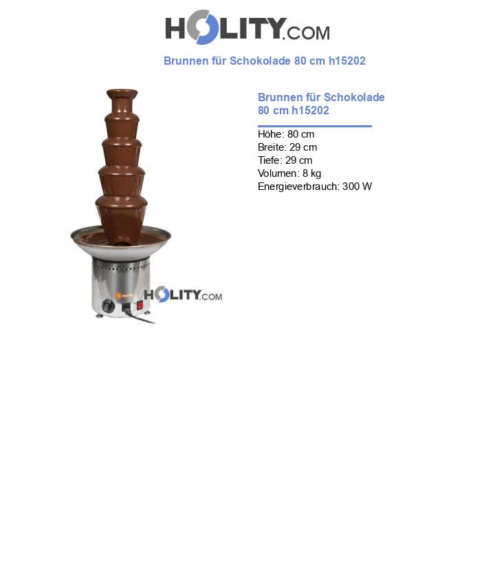 Brunnen für Schokolade 80 cm h15202