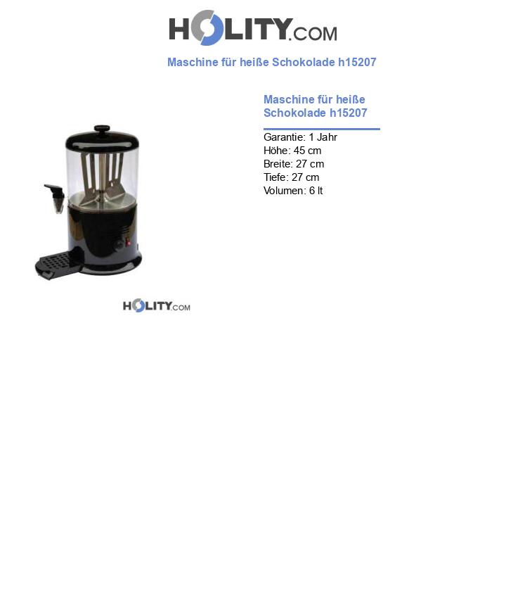 Maschine für heiße Schokolade h15207
