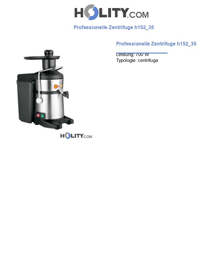 Professionelle Zentrifuge h152_35