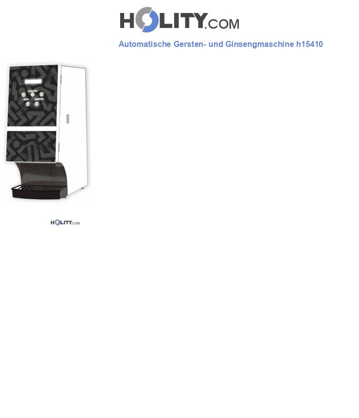 Automatische Gersten- und Ginsengmaschine h15410