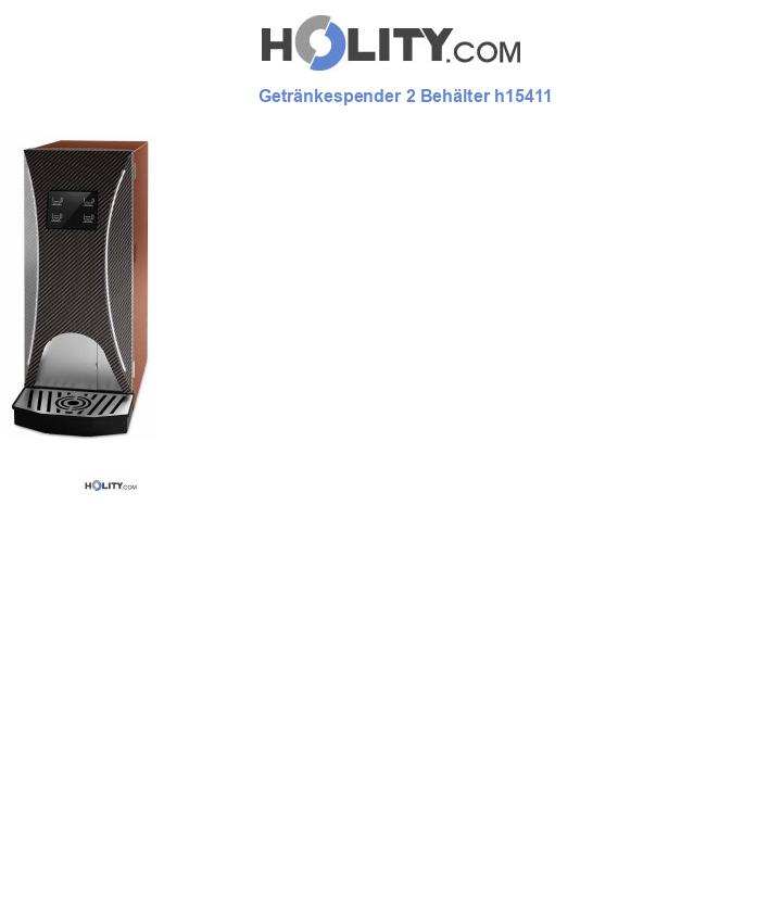 Getränkespender 2 Behälter h15411