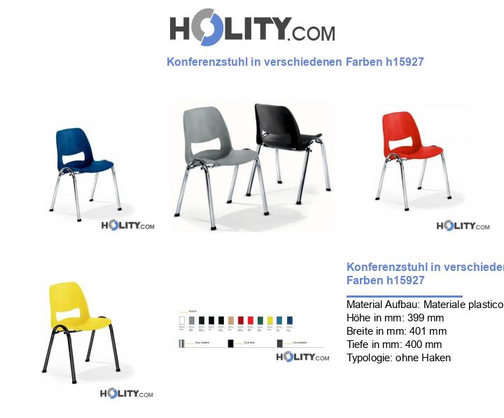 Konferenzstuhl in verschiedenen Farben h15927