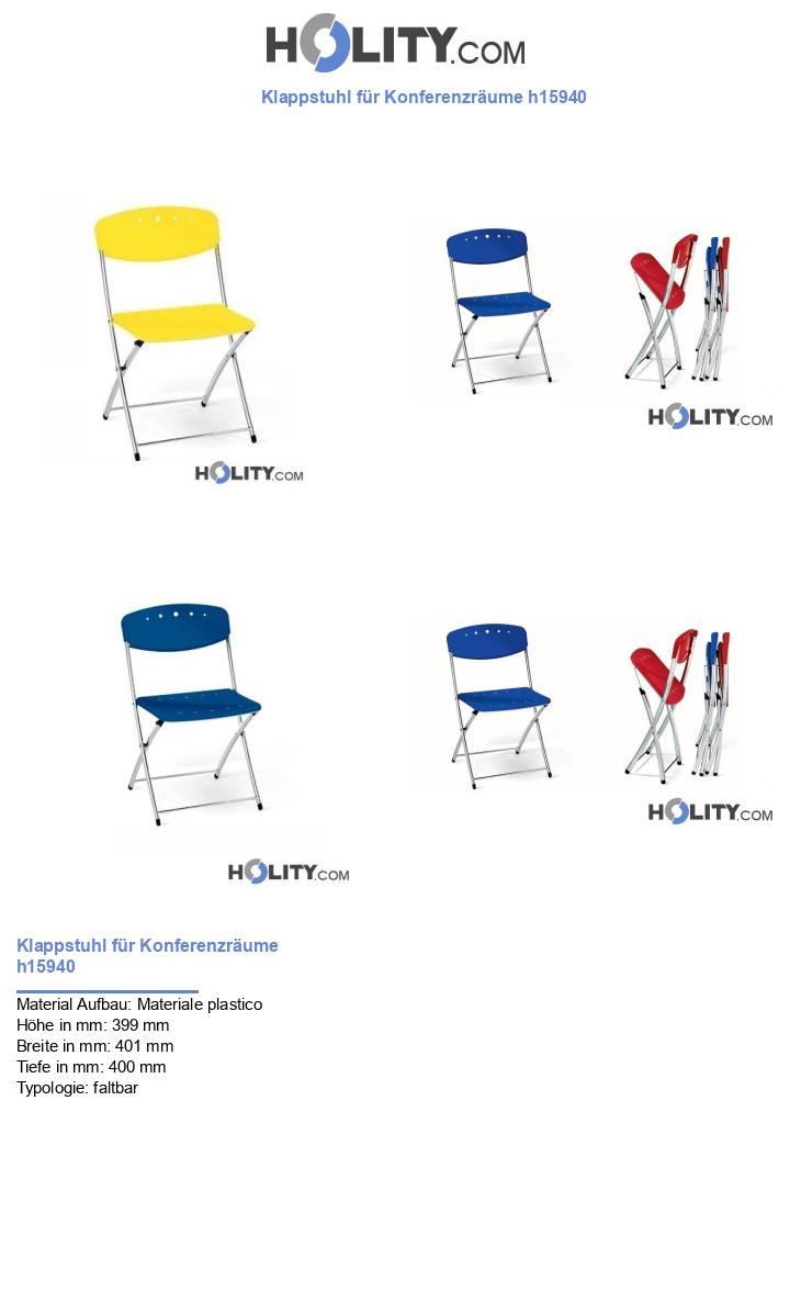 Klappstuhl für Konferenzräume h15940