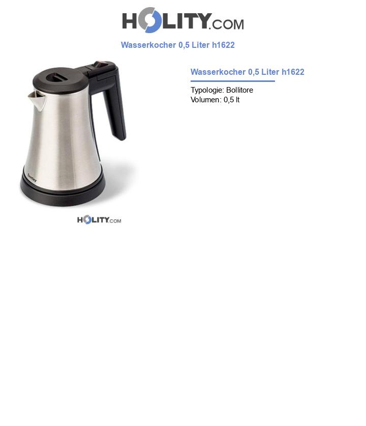 Wasserkocher 0,5 Liter h1622