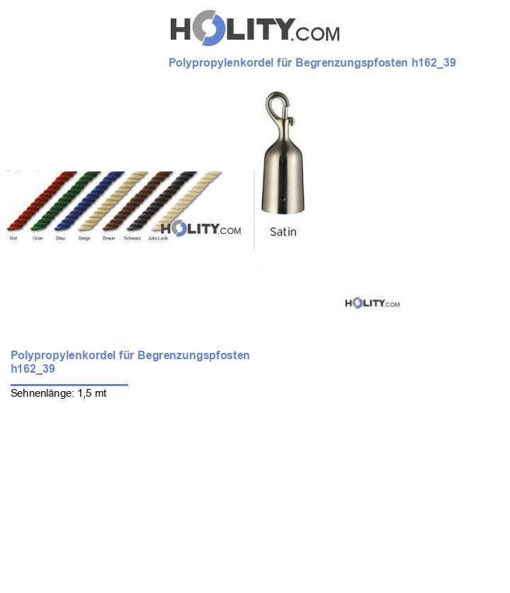 Polypropylenkordel für Begrenzungspfosten h162_39