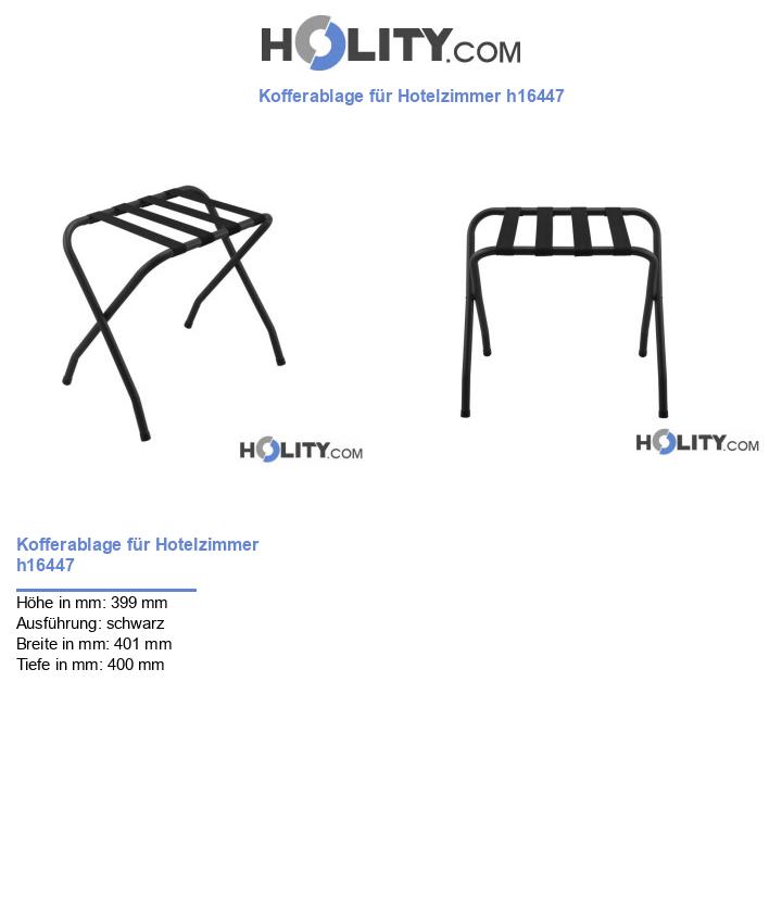 Kofferablage für Hotelzimmer h16447