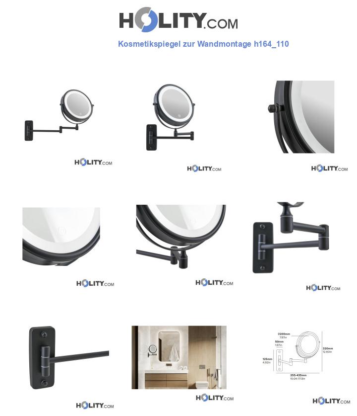 Kosmetikspiegel zur Wandmontage h164_110