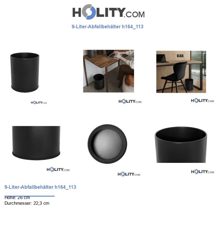 9-Liter-Abfallbehälter h164_113
