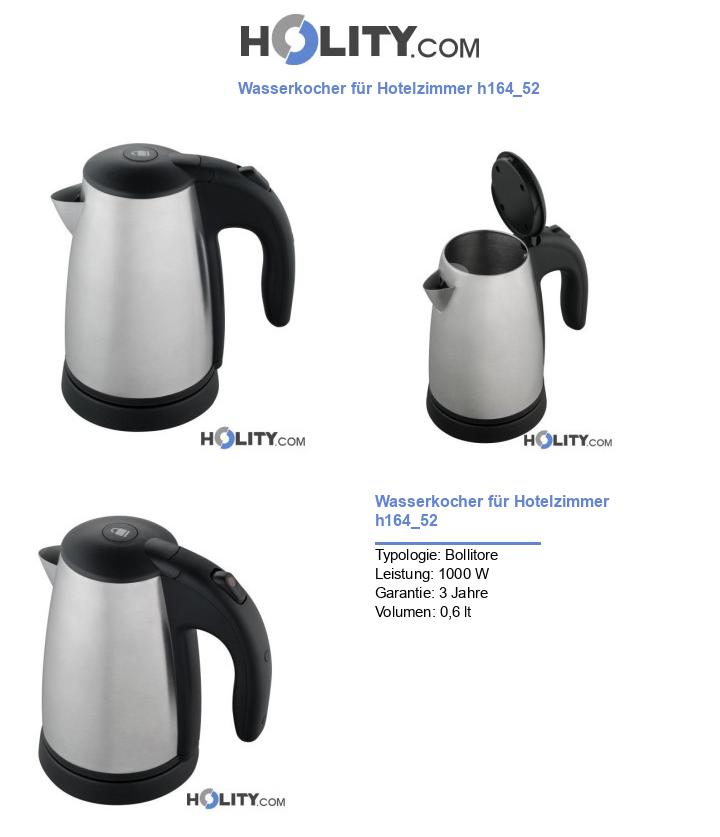 Wasserkocher für Hotelzimmer h164_52