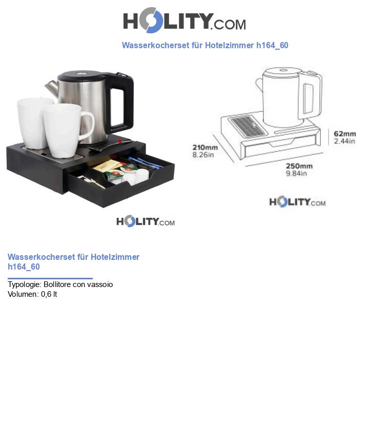 Wasserkocherset für Hotelzimmer h164_60