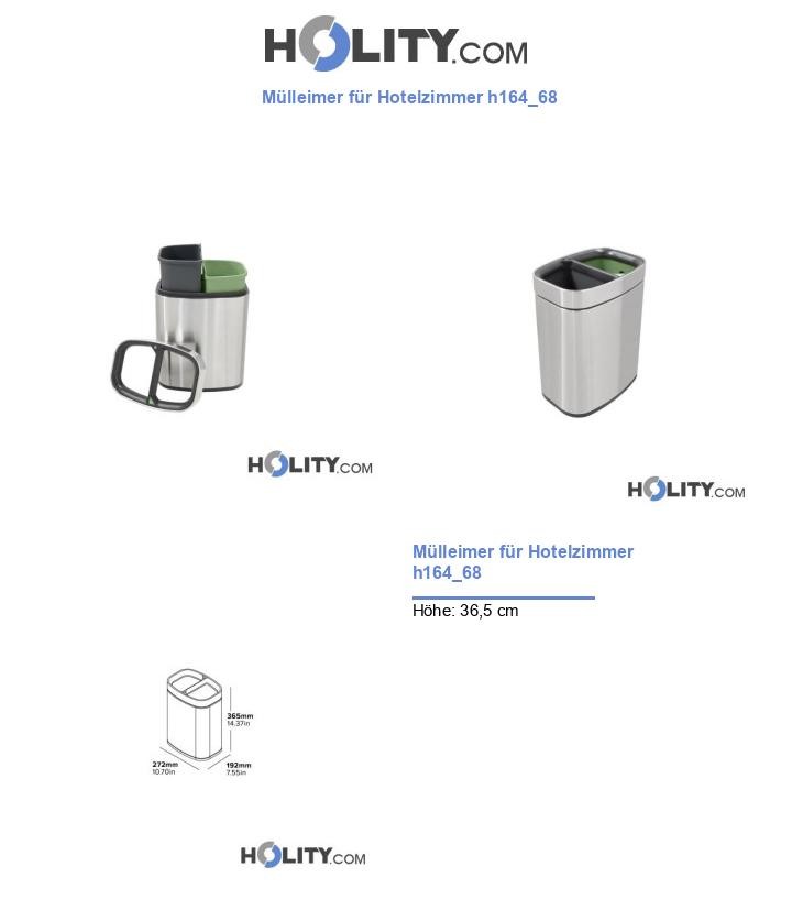Mülleimer für Hotelzimmer h164_68