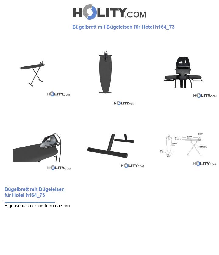 Bügelbrett mit Bügeleisen für Hotel h164_73