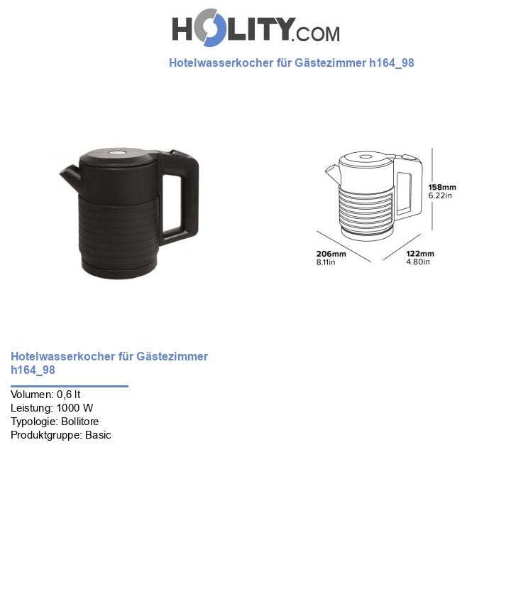 Hotelwasserkocher für Gästezimmer h164_98