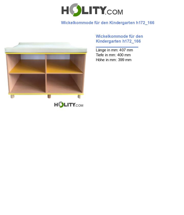 Wickelkommode für den Kindergarten h172_166