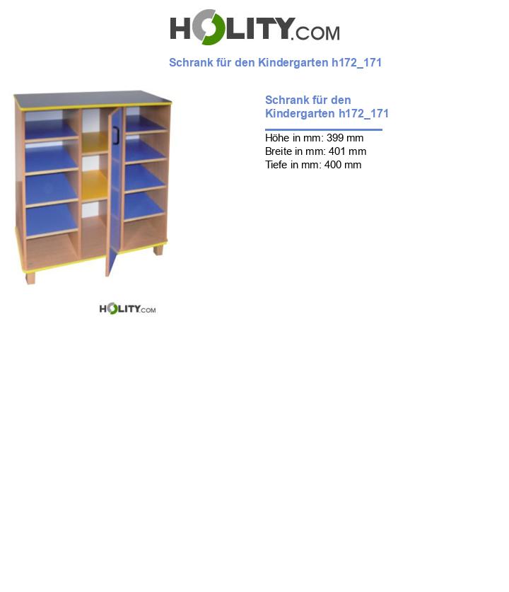 Schrank für den Kindergarten h172_171