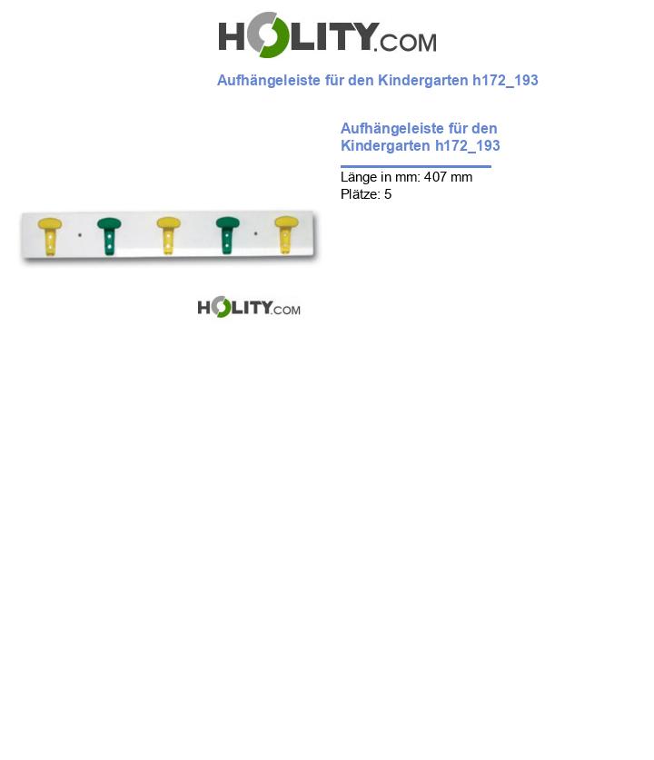 Aufhängeleiste für den Kindergarten h172_193