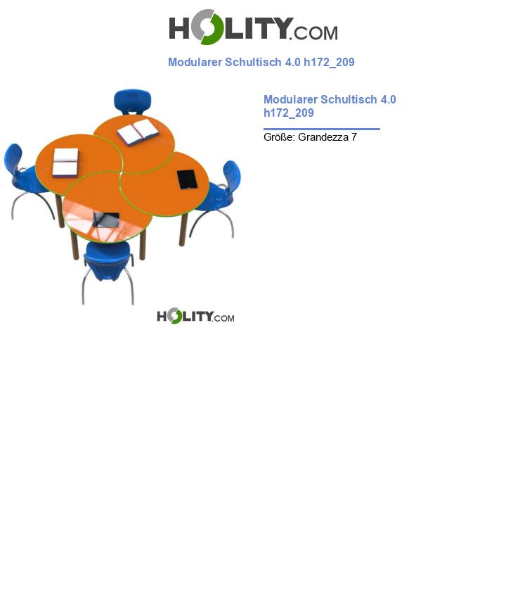 Modularer Schultisch 4.0 h172_209