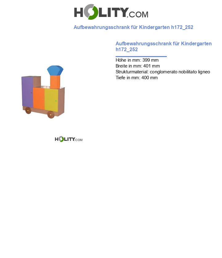 Aufbewahrungsschrank für Kindergarten h172_252