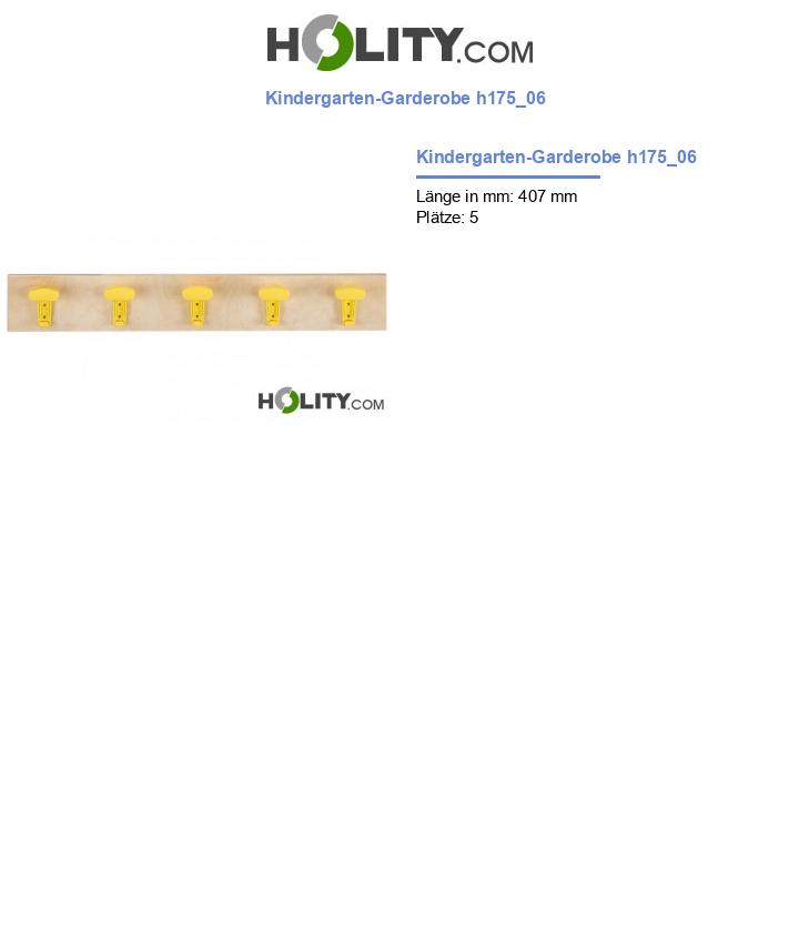 Kindergarten-Garderobe h175_06