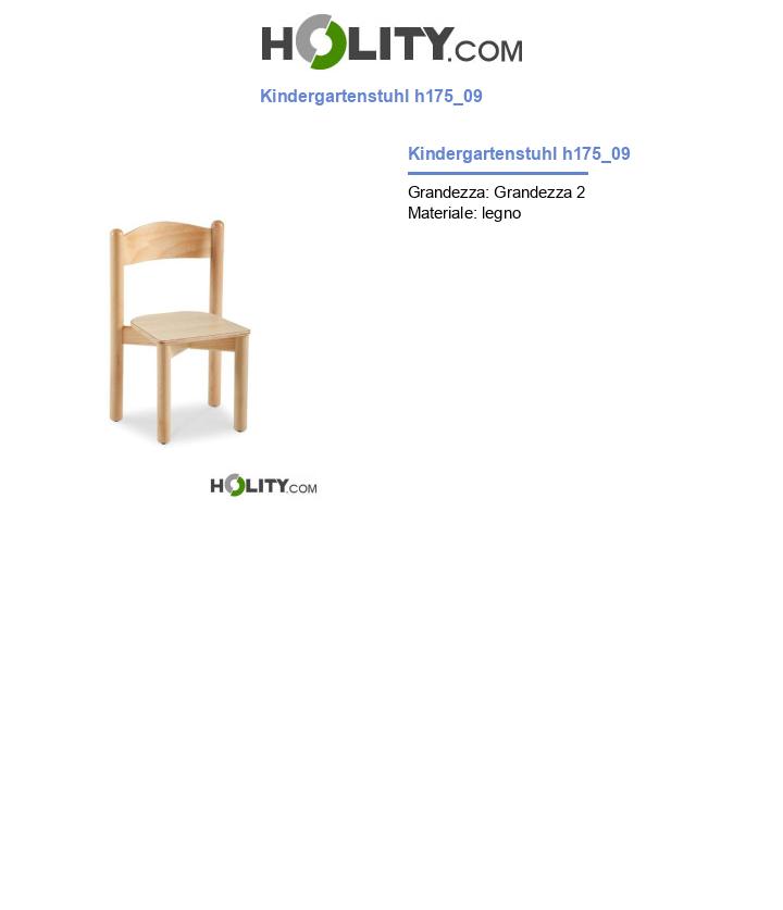 Kindergartenstuhl h175_09