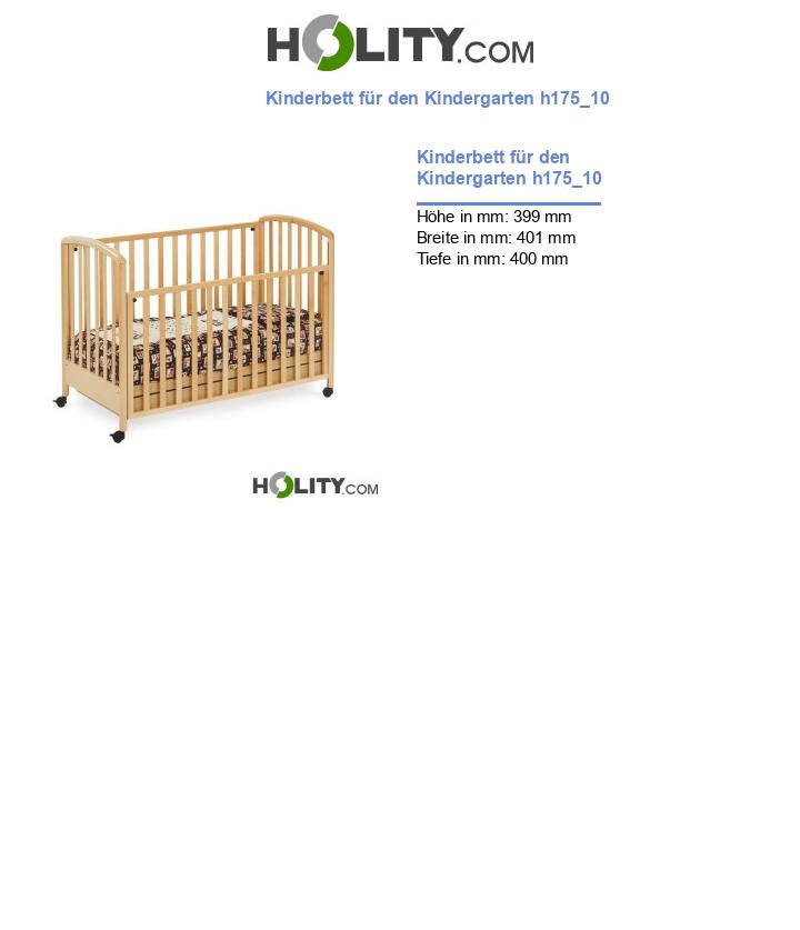 Kinderbett für den Kindergarten h175_10