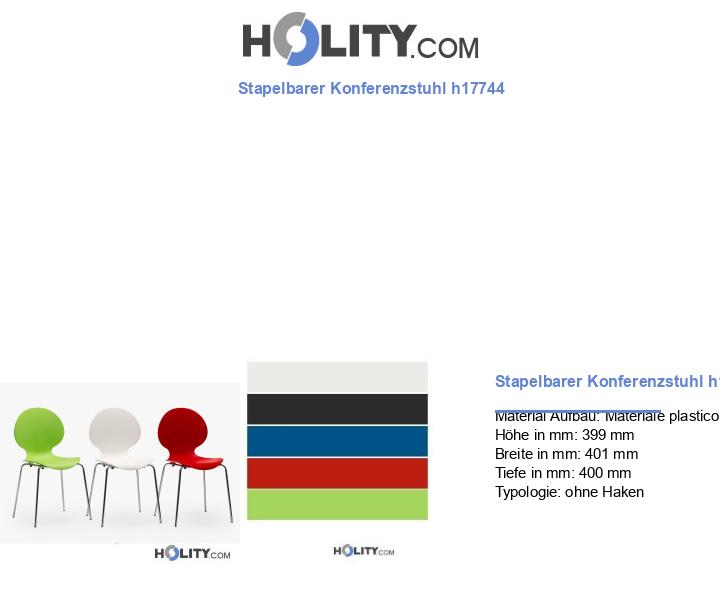 Stapelbarer Konferenzstuhl h17744