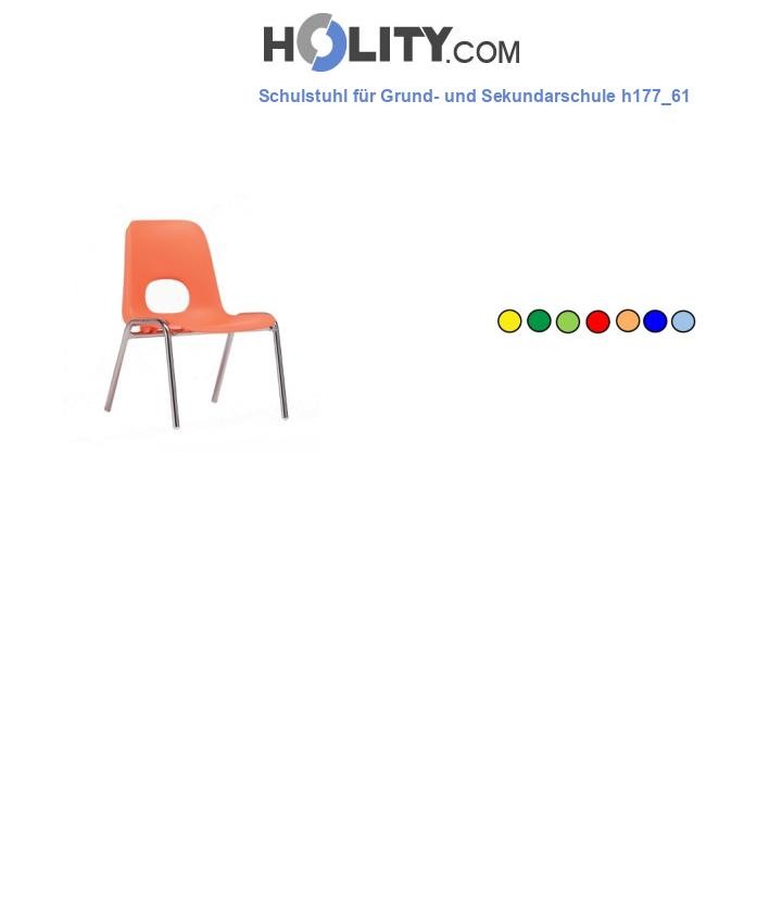Schulstuhl für Grund- und Sekundarschule h177_61