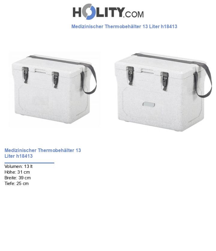Medizinischer Thermobehälter 13 Liter h18413