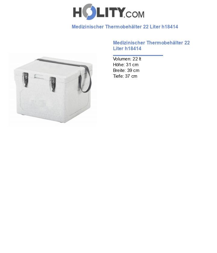 Medizinischer Thermobehälter 22 Liter h18414