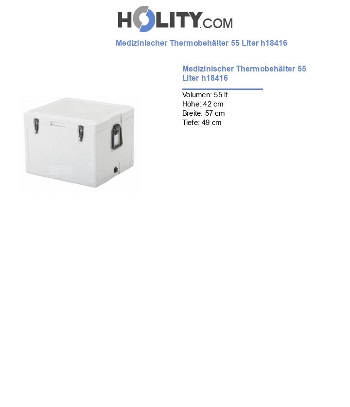 Medizinischer Thermobehälter 55 Liter h18416