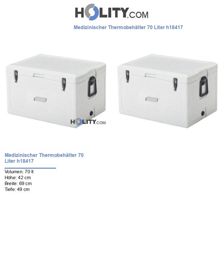 Medizinischer Thermobehälter 70 Liter h18417