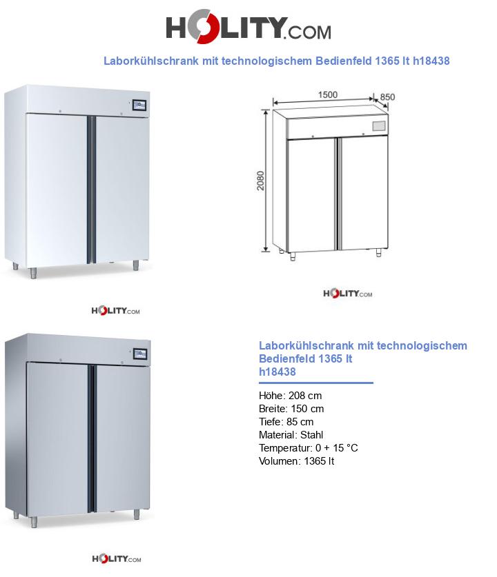 Laborkühlschrank mit technologischem Bedienfeld 1365 lt h18438