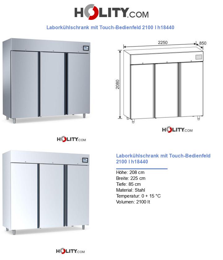 Laborkühlschrank mit Touch-Bedienfeld 2100 l h18440