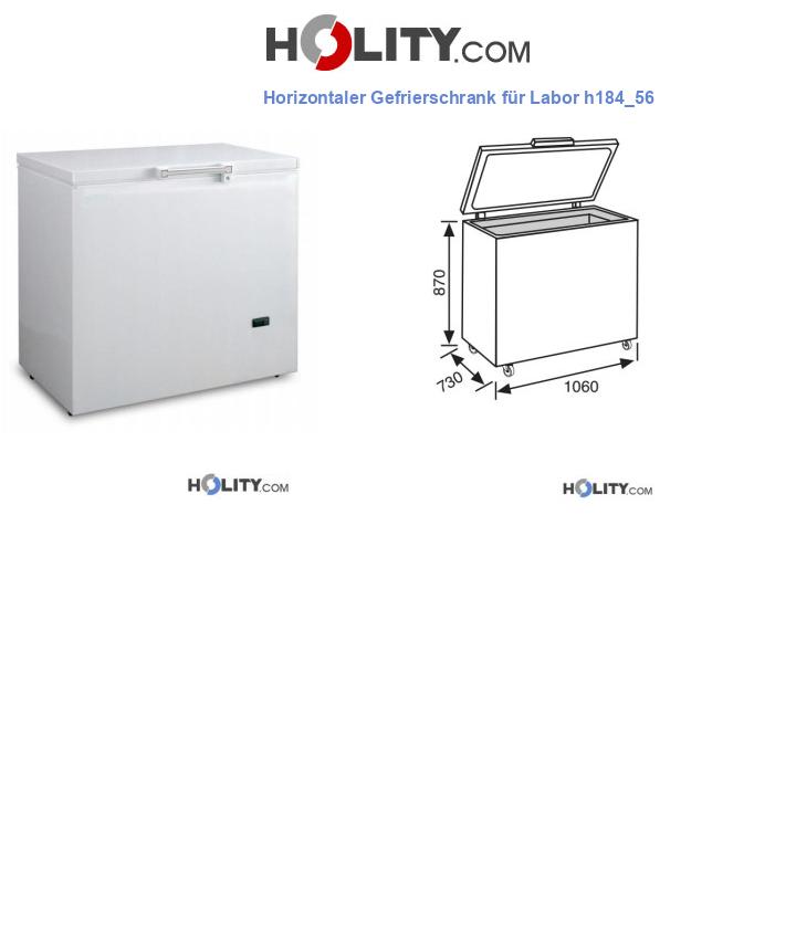 Horizontaler Gefrierschrank für Labor h184_56